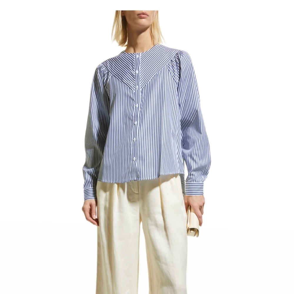 Anthropologie Harshman Cari striped full sleeve shirt 👔